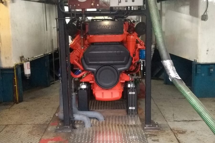 Hermotorisering Scania DI16