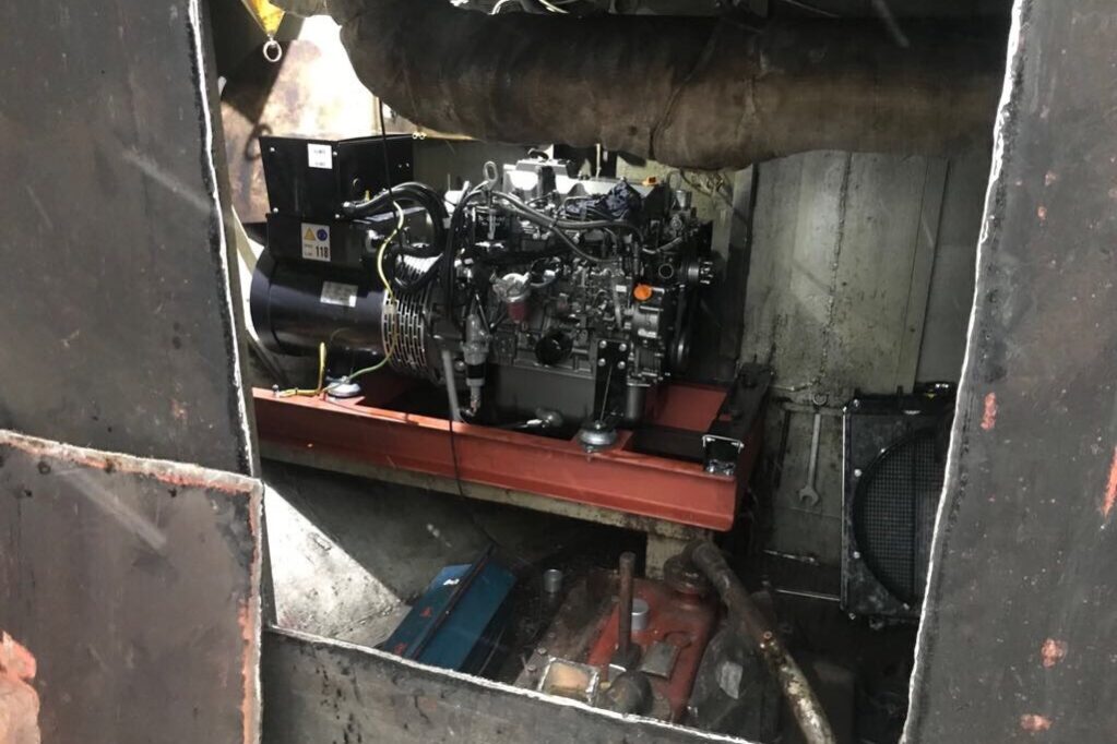 Inbouw nieuw generatorset