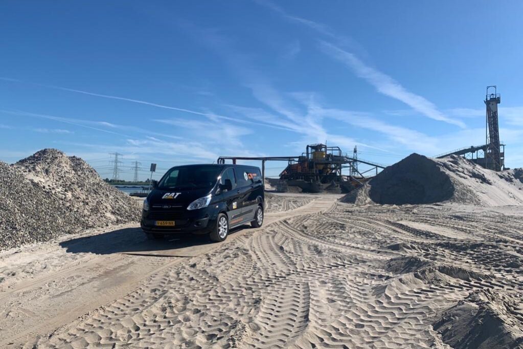 Werkzaamheden aan zandzuiger